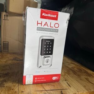 Kwikset ‎99390-001 Halo Wi-Fi Smart, Keyless Entry Touchscreen Deadbolt - USED